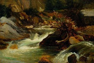 Landscape Study — Théodore Rousseau (pierre Etienne Théodore Rousseau)