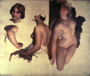 Tanz Der Bacchantinnen — Charles Gabriel Gleyre