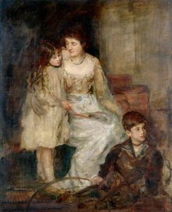 Mrs Walker And Her Children — Ethel Walker