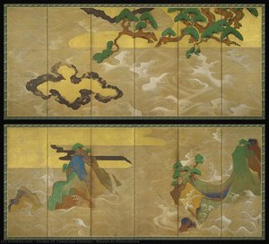 Waves At Matsushima — Studio Of Tawaraya Sōtatsu