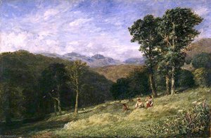Haymaking Near Conway — David Cox Den Ældre