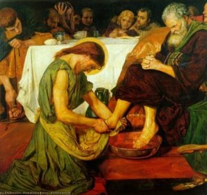Christ Washing — Ford Madox Brown