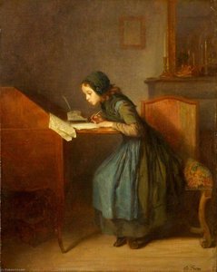 At Her Lessons — Pierre Edouard Frère