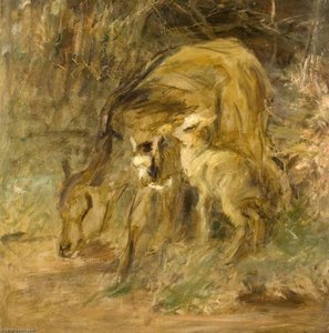 Goat And Kids — Robert L Alexander