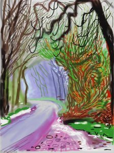 The Arrival Of Spring In Woldgate (2) — David Hockney