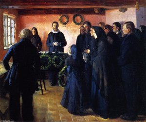 A Funeral — Anna Kirstine Ancher