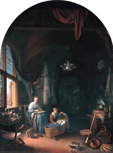 The Young Mother — Gerrit Dou
