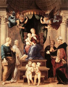 La Madonna Del Baldacchino — Rafael