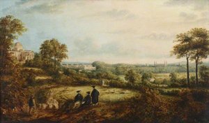 A View Of Cambridge From The Observatory — Richard Bankes Harraden