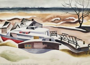 Winter Boat Yard, Niagara — Betty Lane