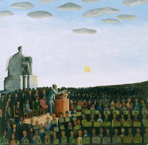 John Lewis Speaking At The March On Washington (john Lewis Series) — Benny Andrews