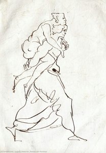 Aeneas Et Anchise — Eugène Delacroix