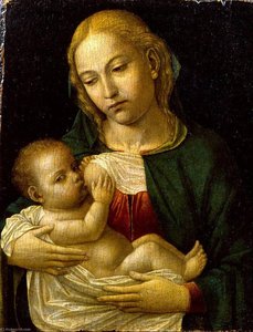 The Madonna Of The Milk — Ambrogio Da Fossano (ambrogio Bergognone)