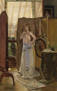 L'étude Du Rôle — Alfred Stevens