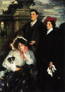 Hylda, Almina Et Conway : Les Enfants D'asher Wertheimer — John Singer Sargent