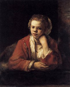Ragazza Alla Finestra — Rembrandt Van Rijn