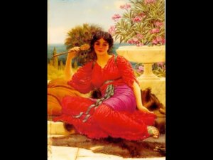 Study For Flabellifera — R.b.a John William Godward