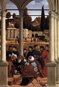 Disputation Of St Stephen (detail) — Vittore Carpaccio