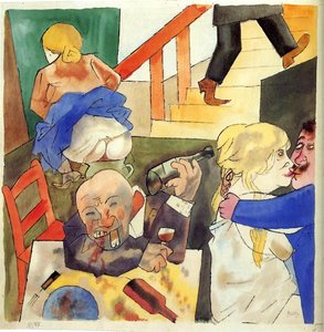 Ausschweifung, Berlin Night Club — George Grosz