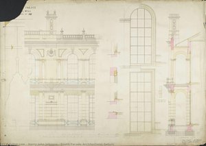 South Facade Architectural Details — Harry John Johnson