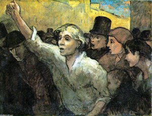 The Uprising — Honoré Daumier
