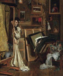 La Psyche (also Known As Mon Atelier) — Alfred Émile Léopold Stevens