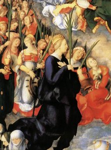L'adoration De La Sainte Trinité (détail) — Albrecht Dürer