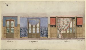 Potsdam, Palazzo Babelsberg. Decorazioni Murali — Karl Friedrich Schinkel