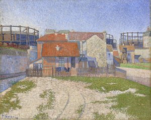 Gasometers At Clichy — Paul Signac