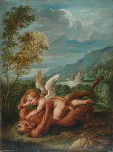Cupidon Triomphant De Pan (d'après Annibale Carracci) — David Téniers Le Jeune