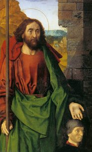 Sts Anthony And Thomas With Tommaso Portinari (detail) (12) — Hugo Van Der Goes