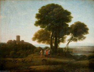 Jacob And Laban (copy After Claude Lorrain) — Thomas Robson