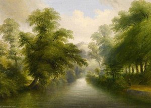 Mill Stream At Pynes, Devon — John Wallace Tucker