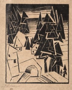 Mountain Village — Lyonel Feininger