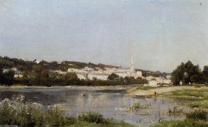 The Banks Of The Saine At St. Cloud — Stanislas Lépine
