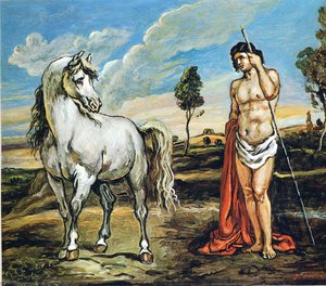 Untitled (9526) Übersetzung Deutsch: Unbetitelte Zeichnung Nr. 9526 — Giorgio De Chirico