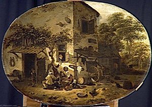 Une Maison Rustique — Egbert Van Der Poel