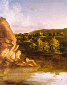 Presso Il Ruscello Catskill (incompiuto.) — Thomas Cole