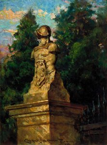 Modigliani Gate Post — James Carroll Beckwith