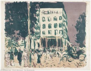 Die Boulevards — Pierre Bonnard