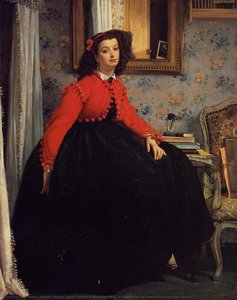 Portrait Of Mademoiselle L. L. (also Known As Young Woman In A Red Jacket) — Ζακ-ζοζέ Τισσό