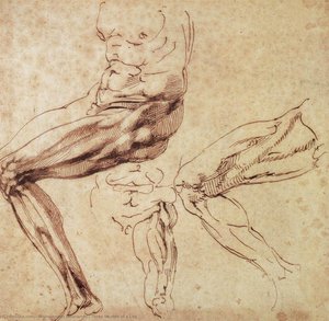 Tri Štúdie Nohy — Michelangelo Buonarroti