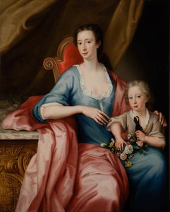 Ann (1713–1791), Countess Of Aberdeen, With Her Eldest Son, William — William Mosman