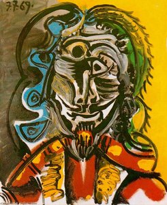 Mannmedaljon Iii — Pablo Picasso