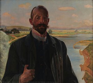 Self-portrait With The Vistula In The Background — Яцек Мальчевский