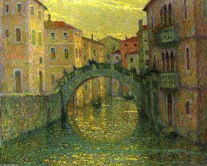 Morning, Sunshine, Venice — Henri Le Sidaner