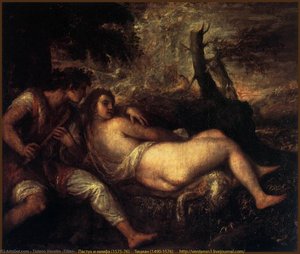 Pastore E Ninfa — Tiziano Vecellio