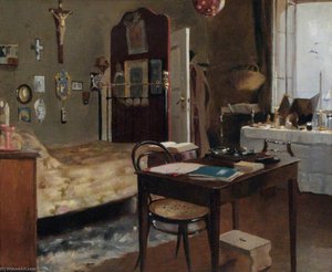 Interior Of Sir Richard Burton's Bedroom — Albert Letchford