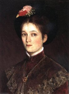 Portrait Of The Artist's Wife — Pál Szinyei Merse