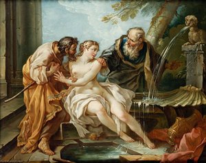 Suzanne Et Les Deux Vieillards — Joseph Marie Vien